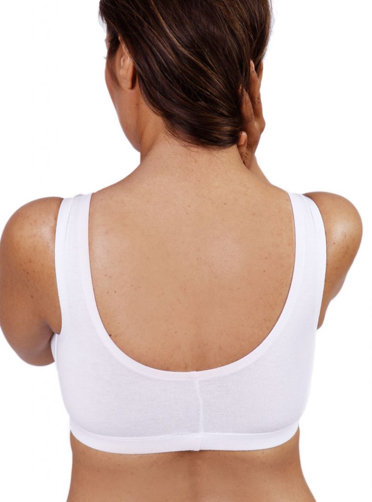 FB573 Cotton Sports Bra Soft, Jersey Knit Cotton Blend